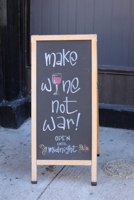Make Wine not War